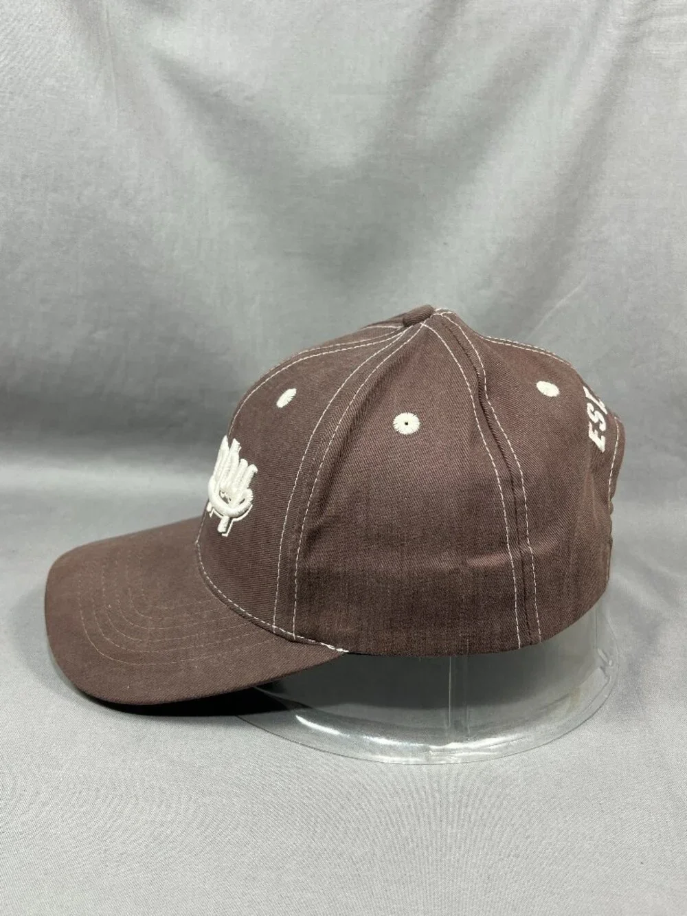 Vtg 90s Disney Mickey Inc Grumpy Hat Snow White 7 Dwarfs Brown Snapback Ball Cap